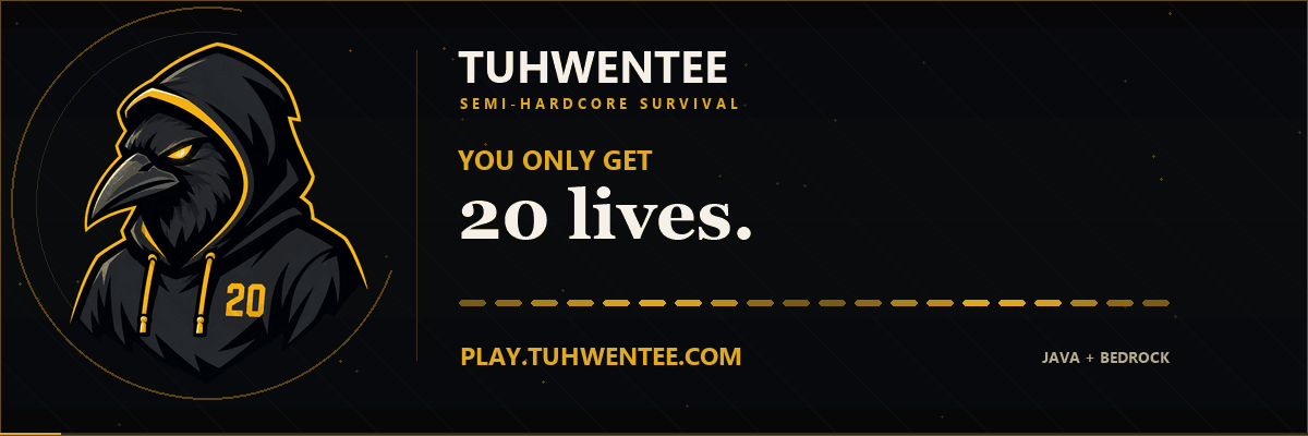 Tuhwentee Minecraft Server banner